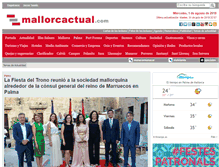 Tablet Screenshot of mallorcactual.com